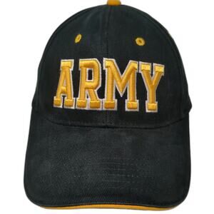ML Caps Baseball Cap Black Yellow One Size US Army 25th Infantry Division Hat